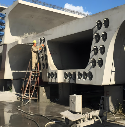 红山压浆料施工流程及注意事项